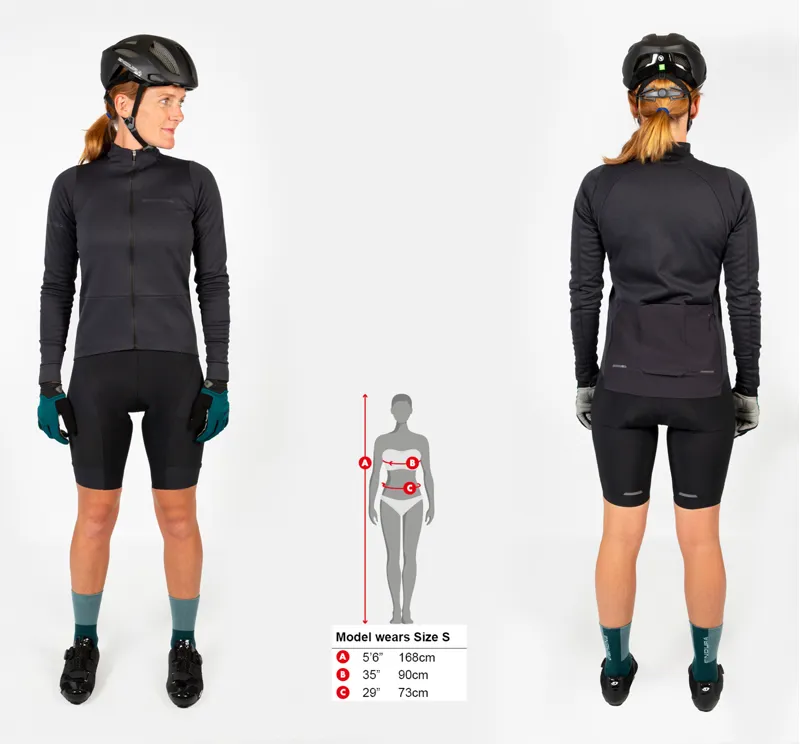 Endura GV500 Womens Long Sleeve Jersey - Spruce Green-2