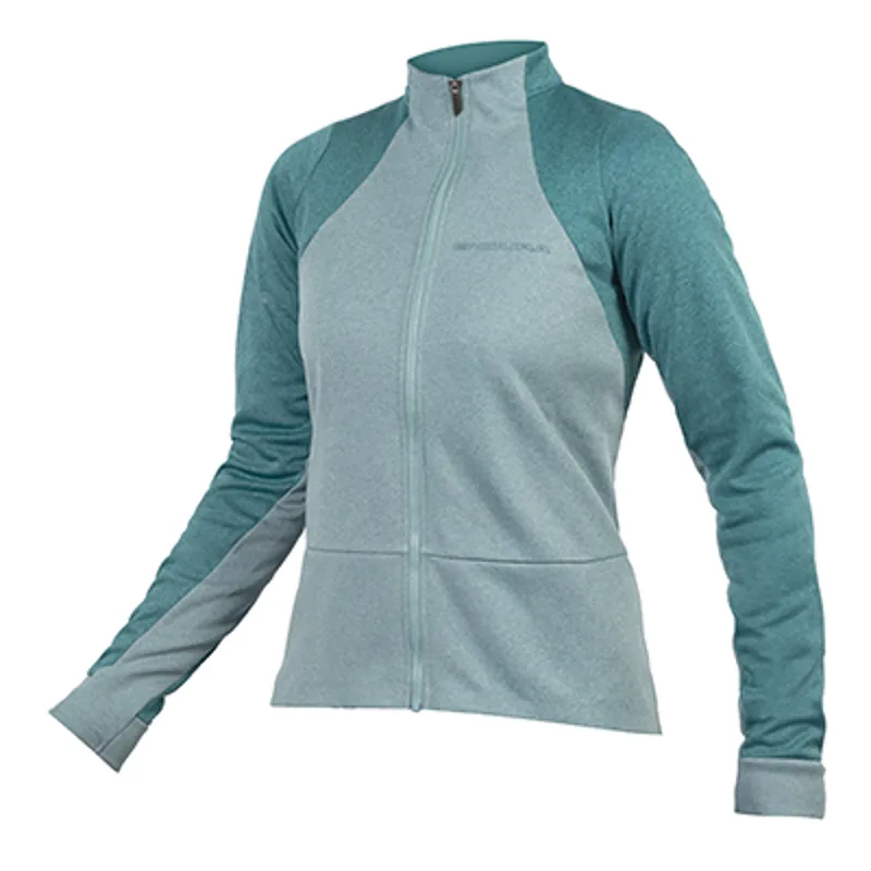 Endura GV500 Womens Long Sleeve Jersey - Spruce Green