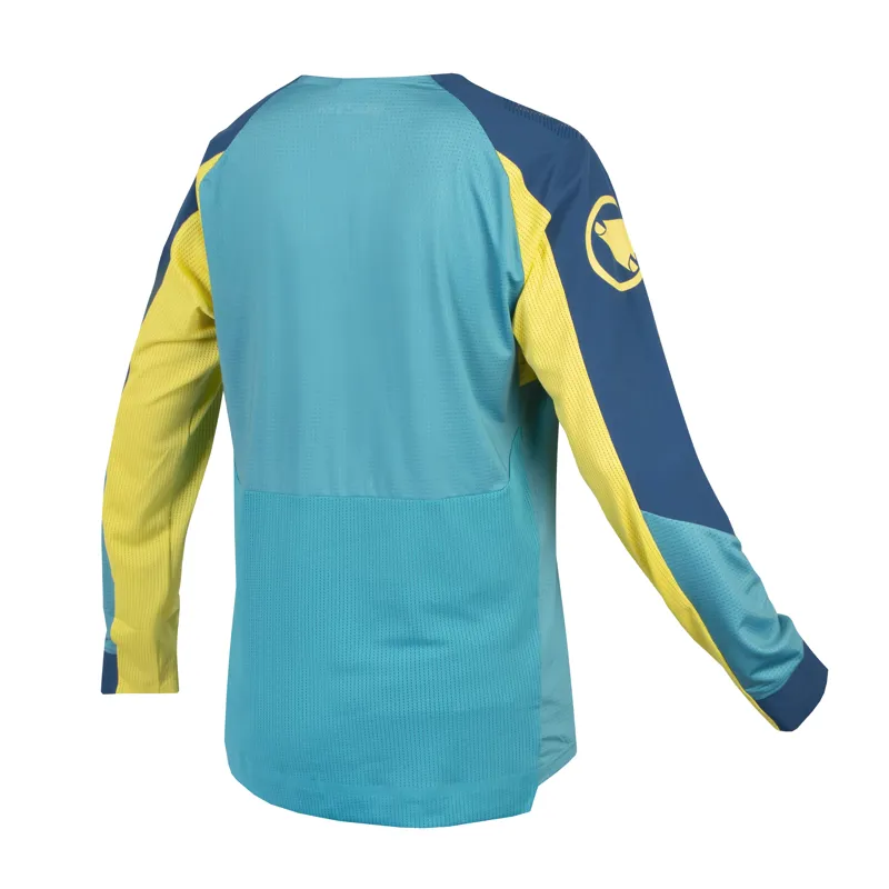 Endura MT500 Burner Lite Mens Long Sleeve Jersey - Blueberry-1