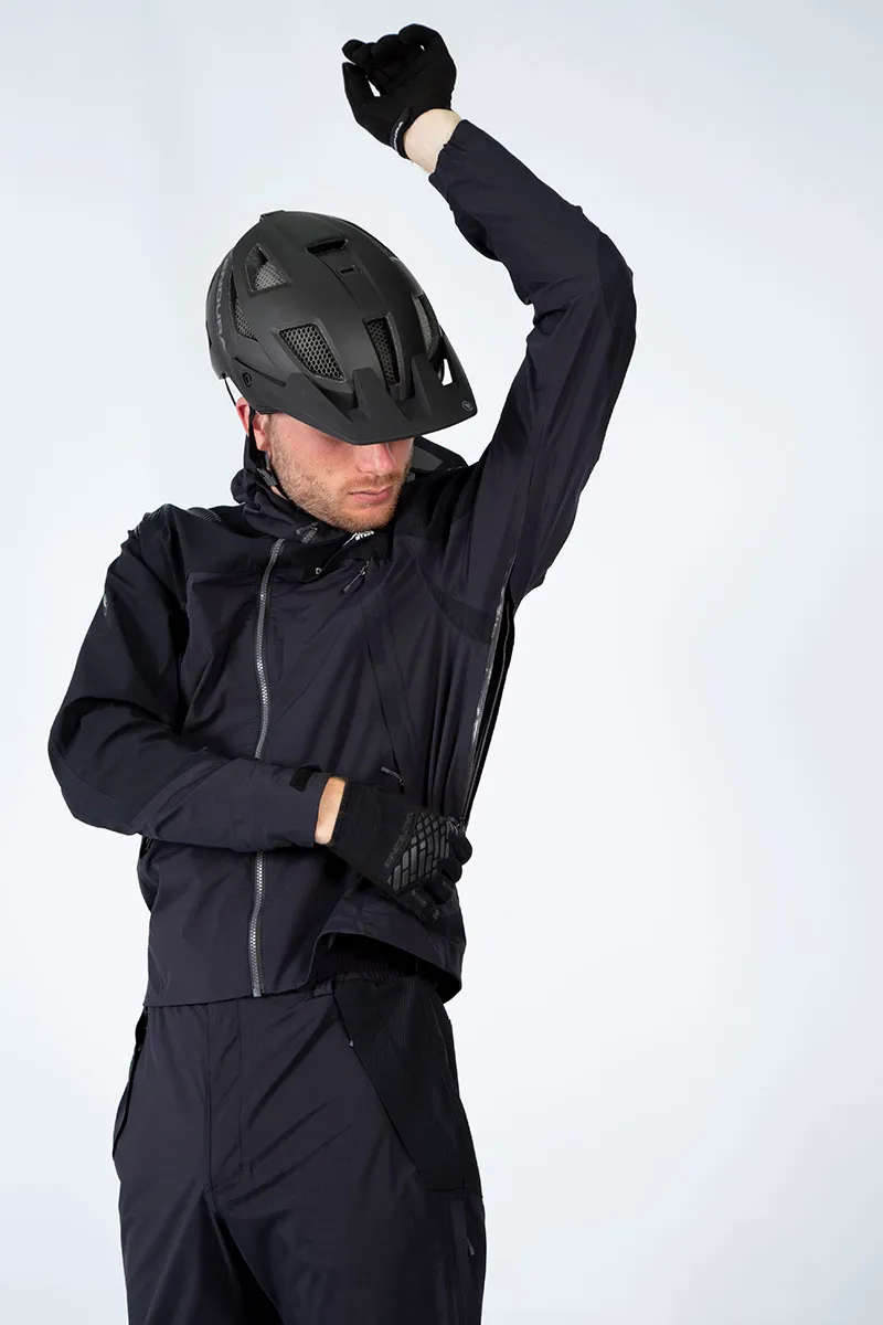 Endura MT500 II Mens Waterproof Mountain Bike Jacket - Black-4