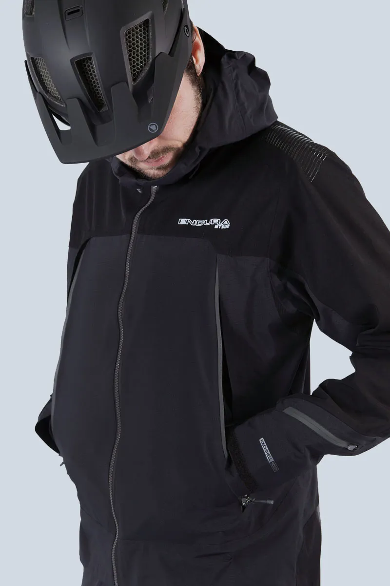 Endura MT500 II Mens Waterproof Mountain Bike Jacket - Black-5