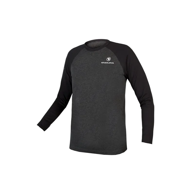 Endura One Clan Raglan Kids Long Sleeve Shirt - Anthracite