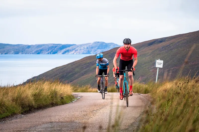 Endura Pro SL II Cycling Sock - Hi-Viz Blue-1