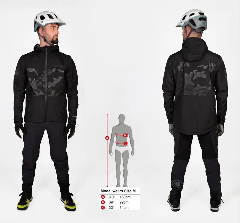 Endura SingleTrack II Mens Mountain Bike Jacket - Blueberry-3
