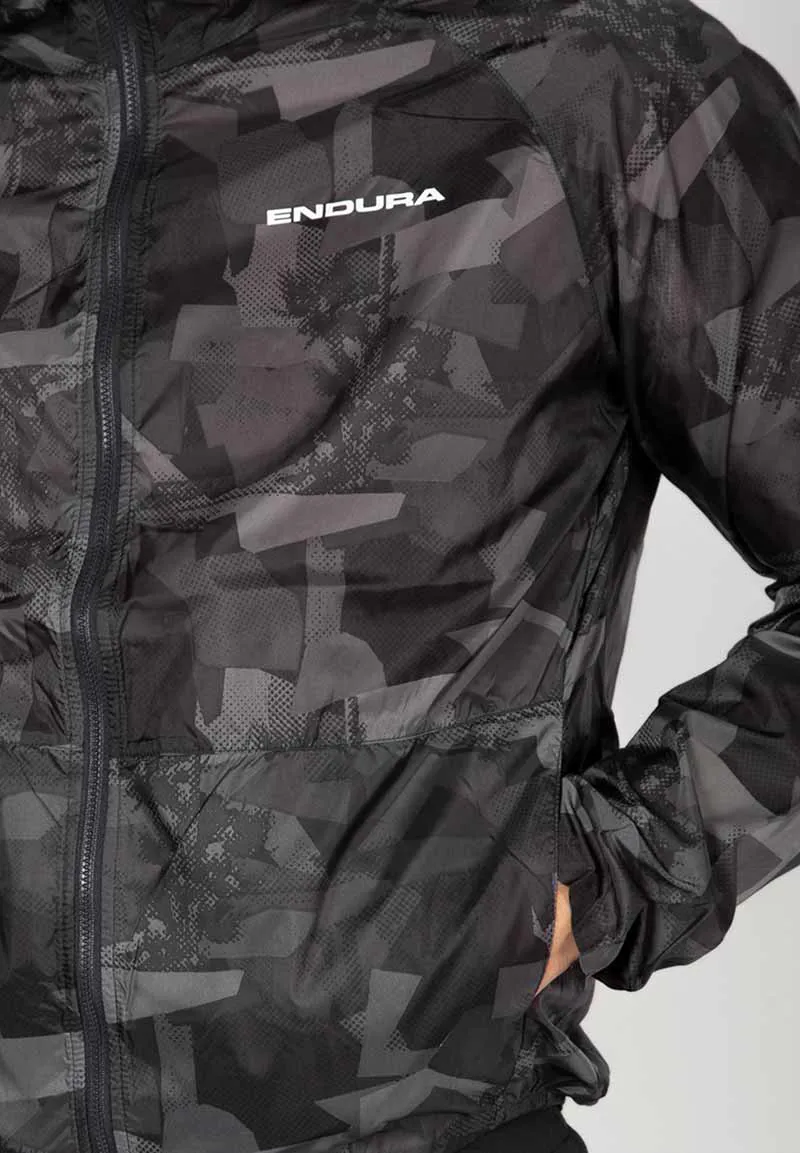 Endura SingleTrack DuraJak Mens Jacket Grey Camo