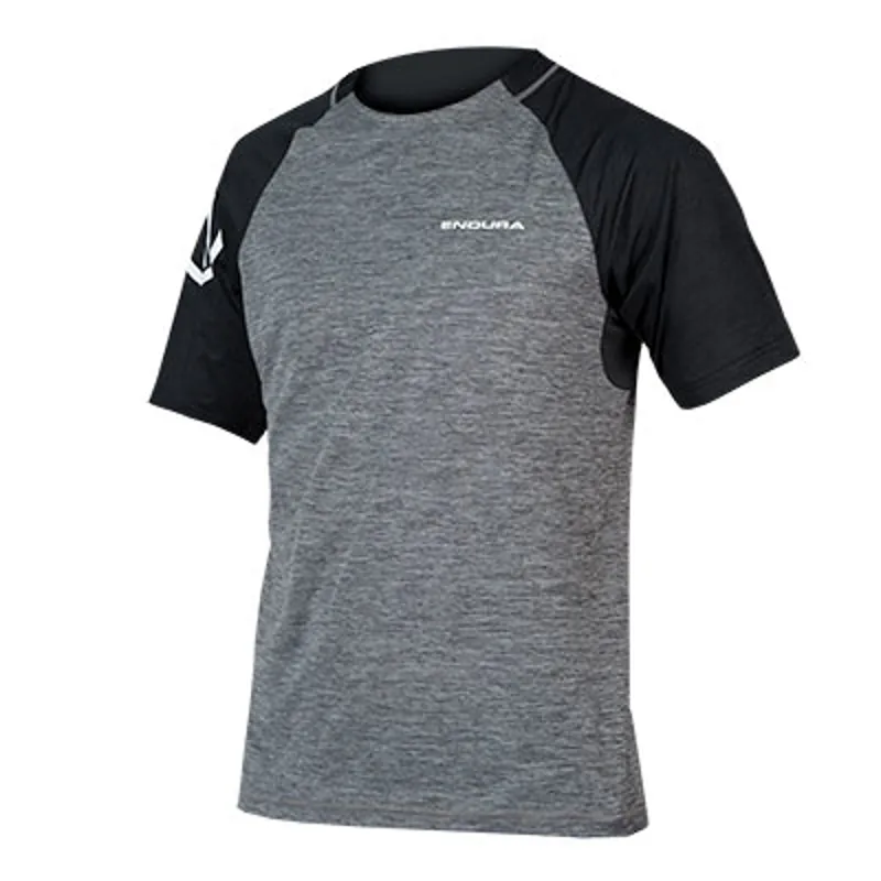 Endura SingleTrack Mens Short Sleeve Mountain Bike Jersey - Pewter Grey