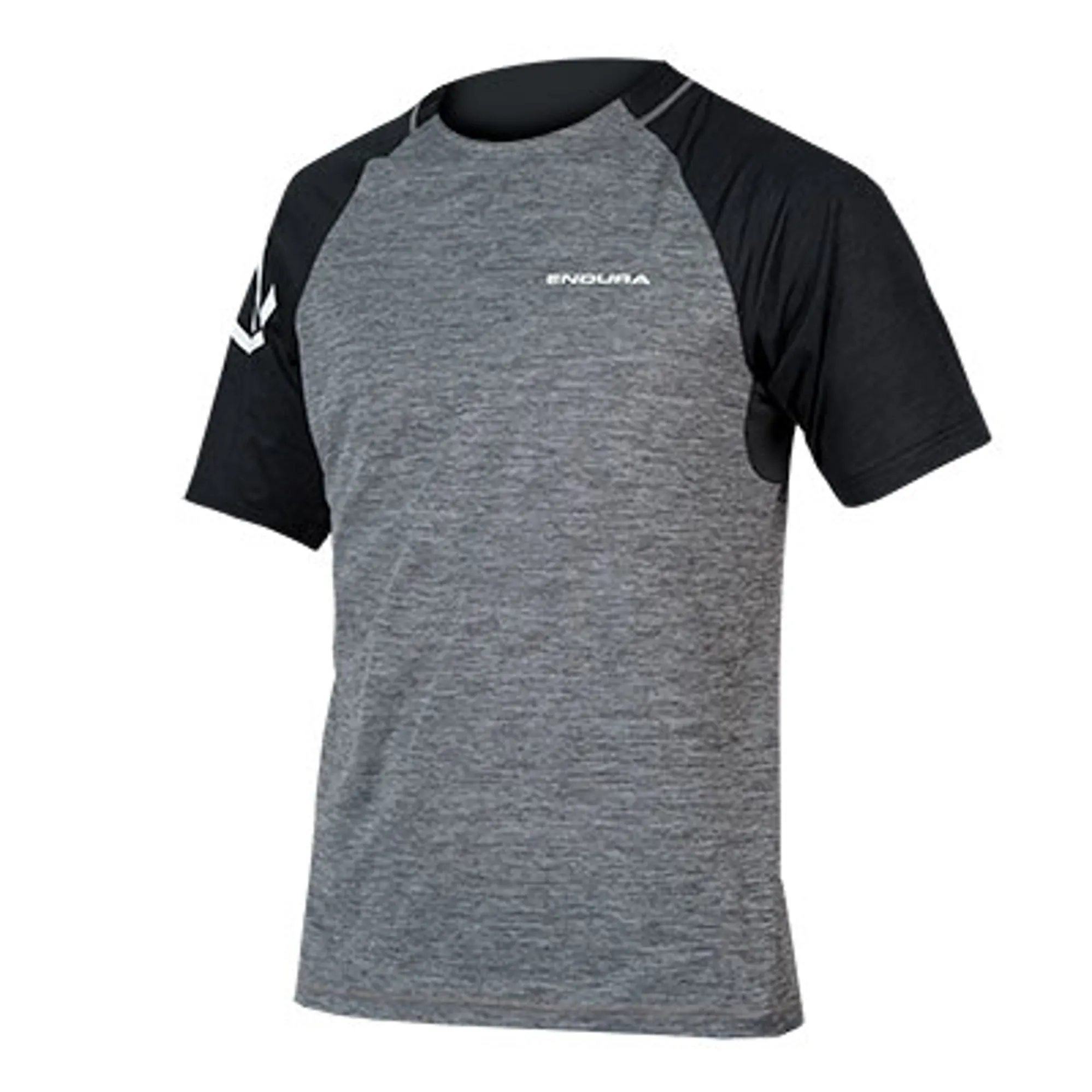 Endura SingleTrack Mens Short Sleeve Mountain Bike Jersey Pewter Grey