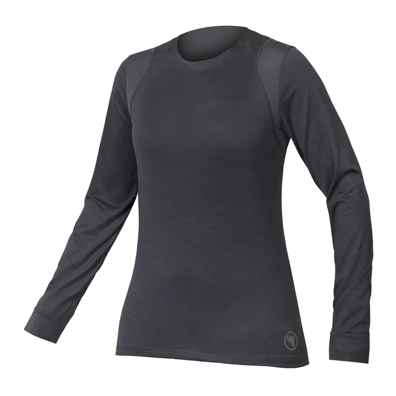 Endura SingleTrack Womens Long Sleeve Jersey - Grey
