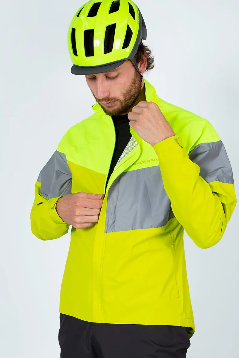 Endura Urban Luminite II Mens Jacket - Hi-Viz Yellow-4