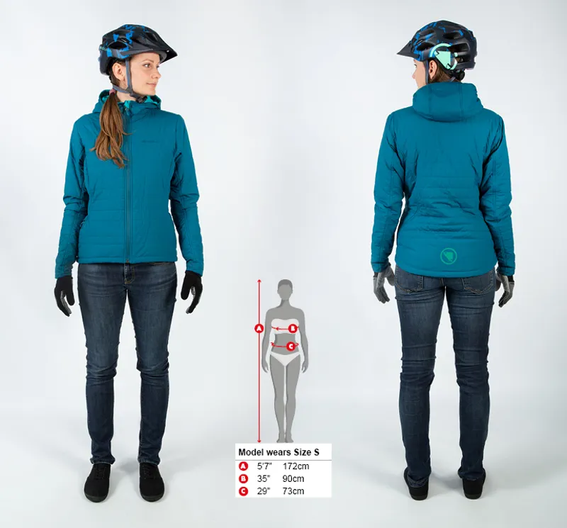 Endura Hummvee Flipjak Womens Jacket - Pacific Blue - X-Large-3