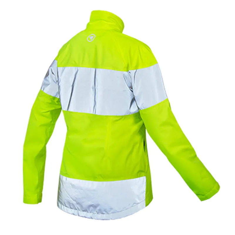 Endura Urban Luminite EN1150 Womens Waterproof Jacket - Hi-Viz Yellow-1