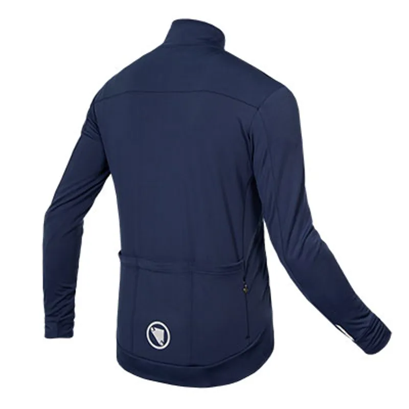 Endura Xtract Roubaix Mens Long Sleeve Cycling Jersey - Navy-1
