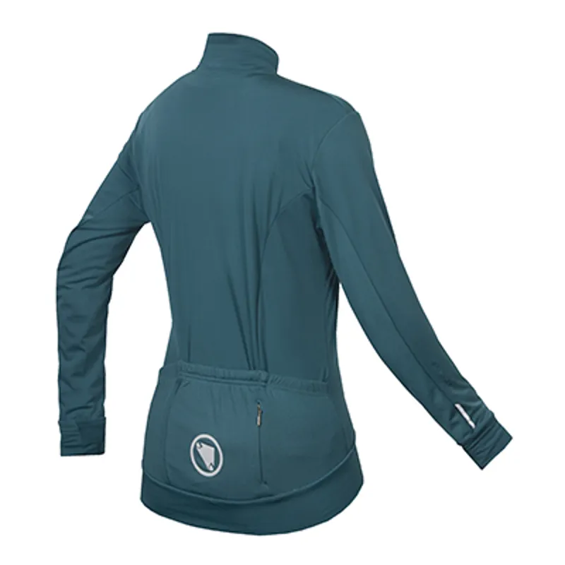 Endura Xtract Roubaix Womens Long Sleeve Jersey - Deep Teal-1