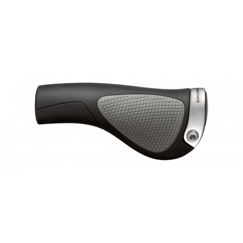 Ergon GP1 Regular Lesiure Cycling Small Handlebar Grip - Black/Grey-1