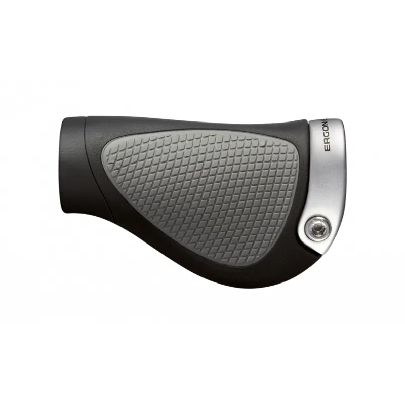 Ergon GP1 Regular Lesiure Cycling Large Handlebar Grip - Black/Grey
