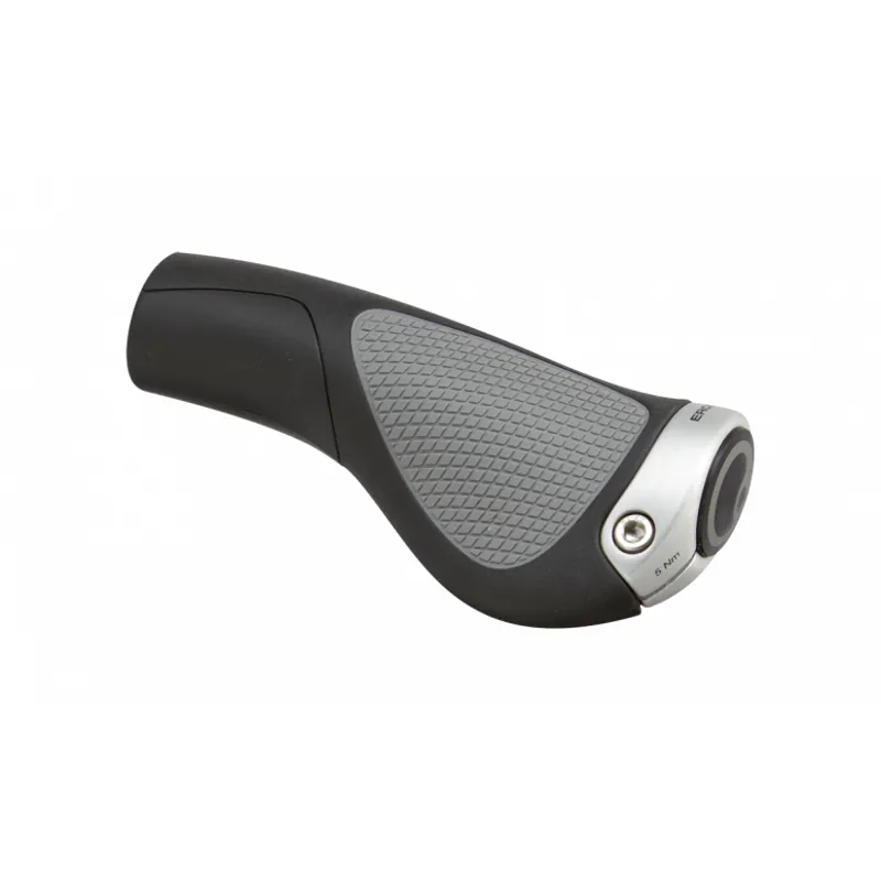 Ergon GP1 Regular Lesiure Cycling Small Handlebar Grip - Black/Grey