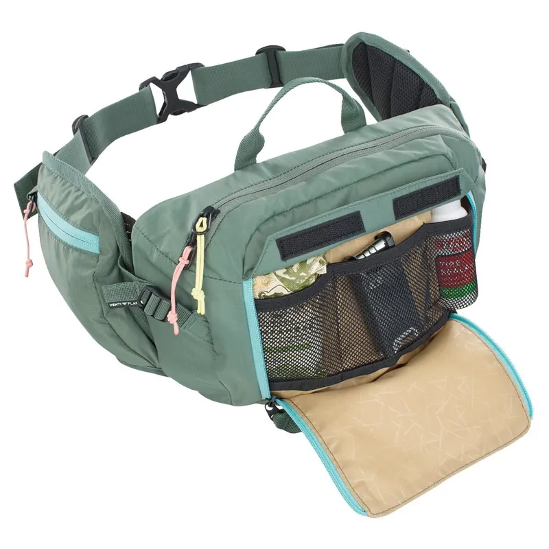 Evoc Hip Pack 3L Hydration Pack and 1.5L Bladder - Olive-1