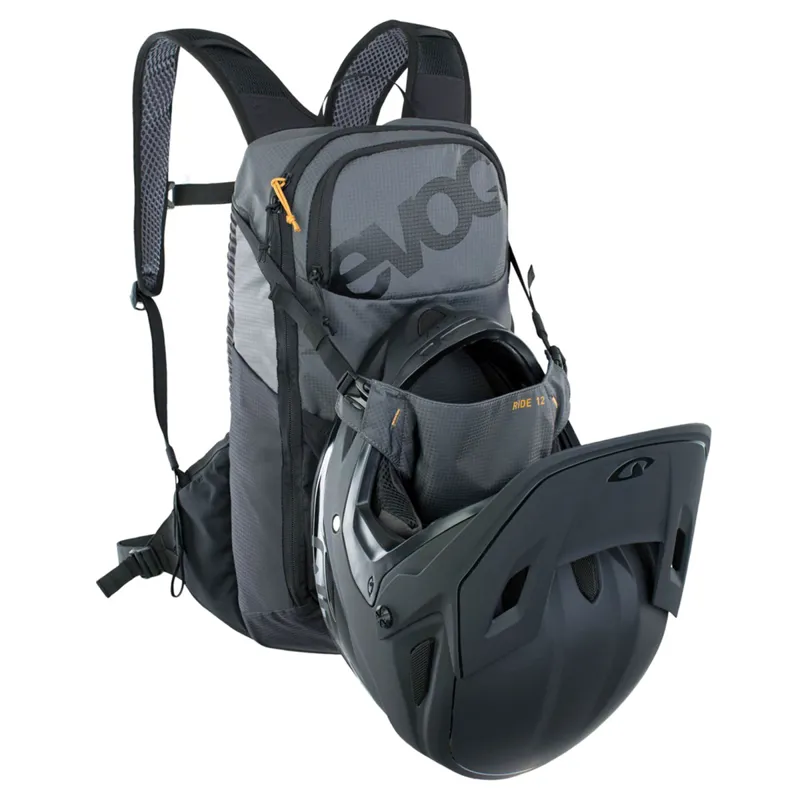 Evoc Ride Performance 12L BackPack and 2L Bladder - Carbon Grey/Black-3