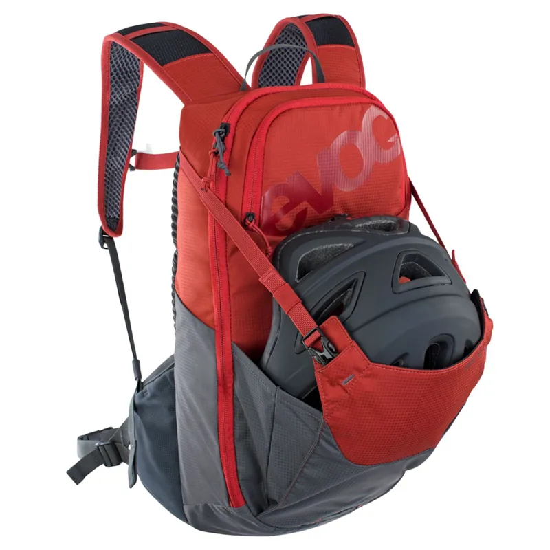 Evoc Ride Performance 12L BackPack with 2L Bladder - Chili Red/Carbon Grey-5