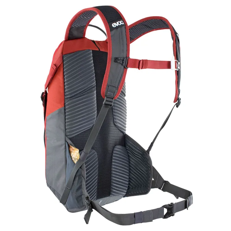 Evoc Ride Performance 12L BackPack with 2L Bladder - Chili Red/Carbon Grey-2