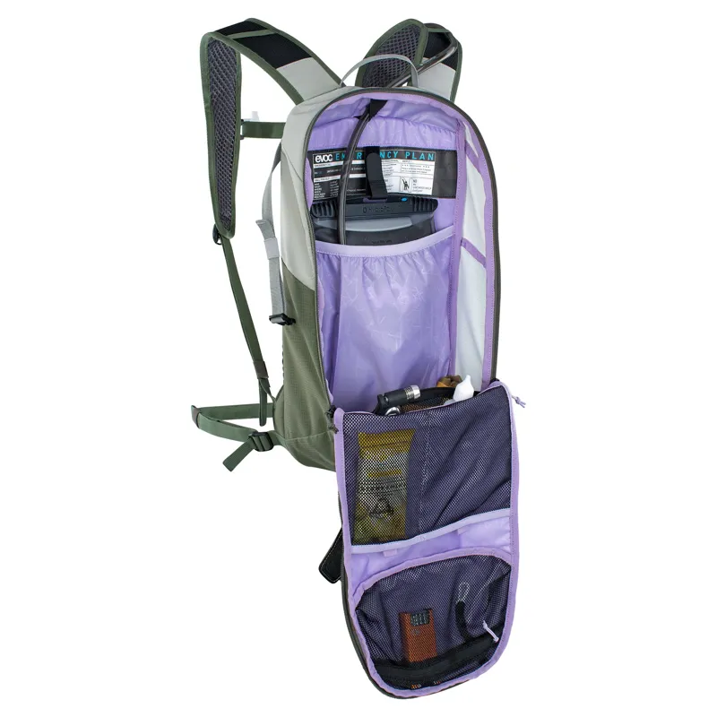 Evoc Ride Performance 8L BackPack - Stone/Dark Olive-4