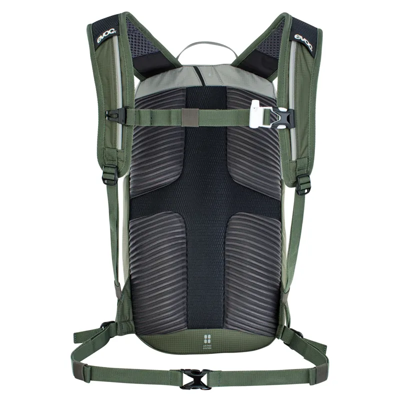Evoc Ride Performance 8L BackPack and 2L Bladder - Stone/Dark Olive-1