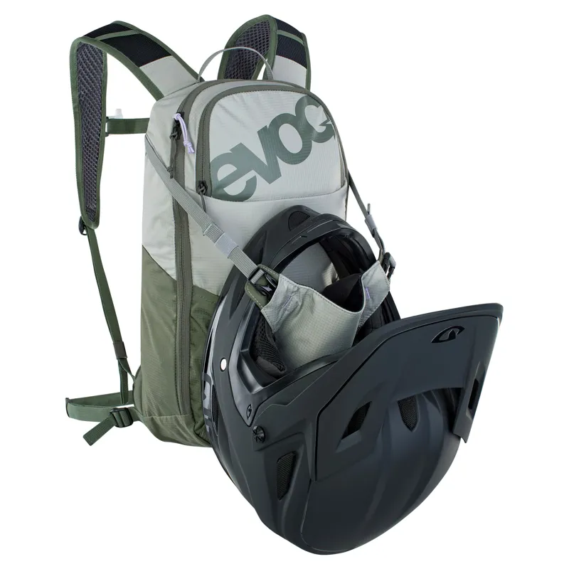 Evoc Ride Performance 8L BackPack and 2L Bladder - Stone/Dark Olive-3