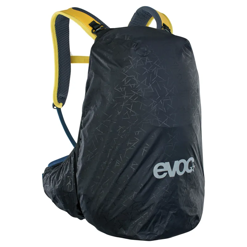 Evoc Trail Pro Protector 16L BackPack - Curry/Denim-2