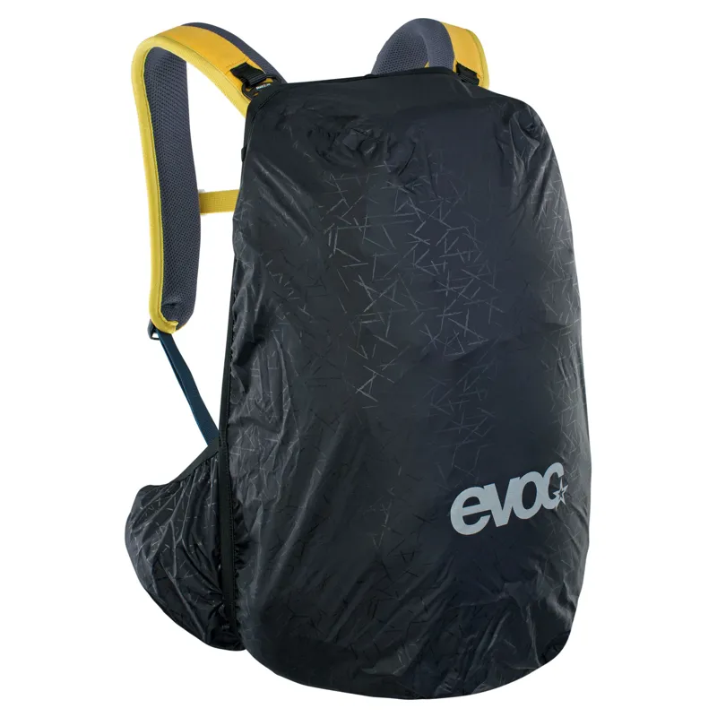 Evoc Trail Pro Protector 26L BackPack - Curry/Denim-4