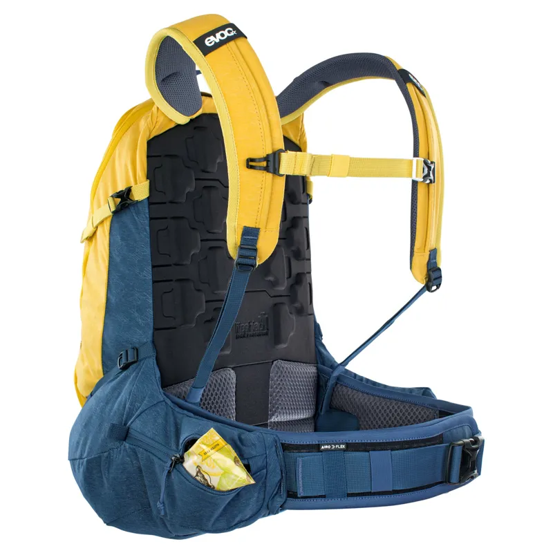 Evoc Trail Pro Protector 26L BackPack - Curry/Denim-3