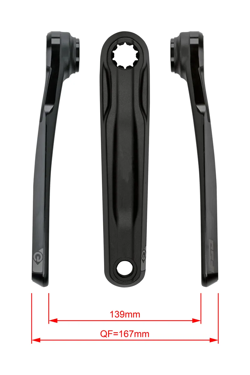 FSA Bosch E-Bike Chainset CK-762 ISIS 22mm 165mm - Black