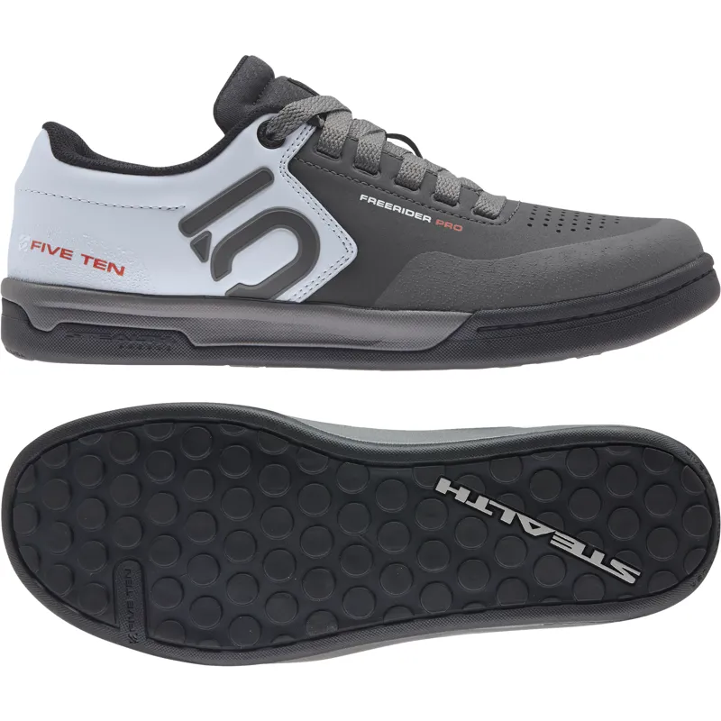 Five Ten Freerider Pro Mens Mountain Bike Shoes - Grefiv/FTWWHT/Halblu-7
