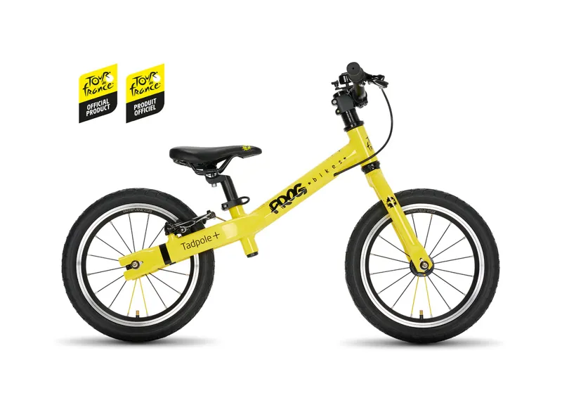 Frog Tadpole Plus Kids Balance Bike Tour de France Yellow