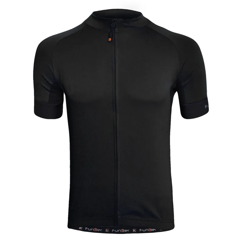 Funkier Airflow Mens Active Short Sleeve Jersey - Black-1