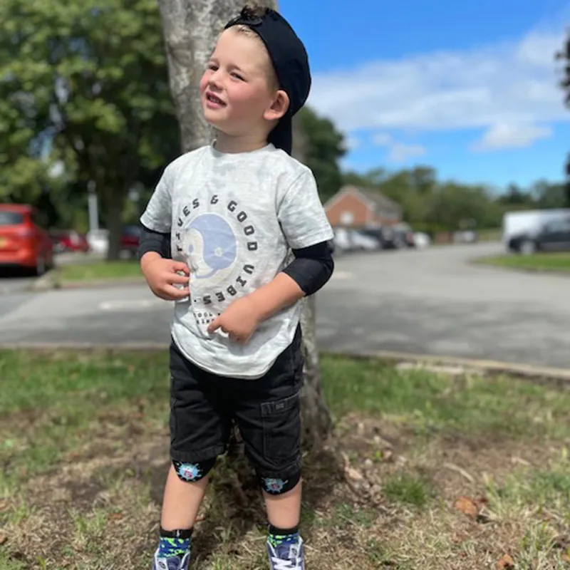 G-Form Lil'G Toddler Knee and Elbow Guard - Black-1