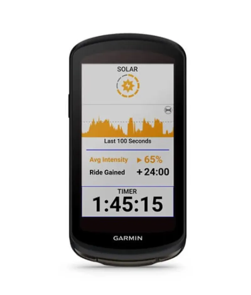 Garmin Edge 1040 Solar GPS Cycle Computer - Black