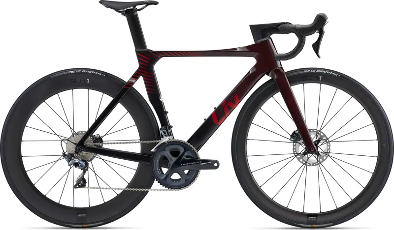 2022 Giant Liv Enviliv Advanced Pro 1 Disc Womens Road Bike - Gloss Sincity / Matte Carbon Smoke