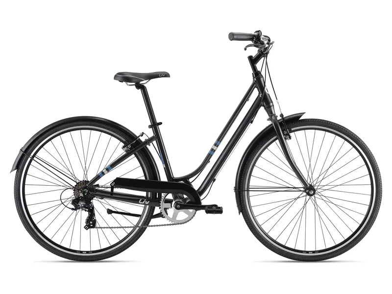 2021 Giant Liv Flourish 3 Womens Hybrid Bike Gunmetal Black