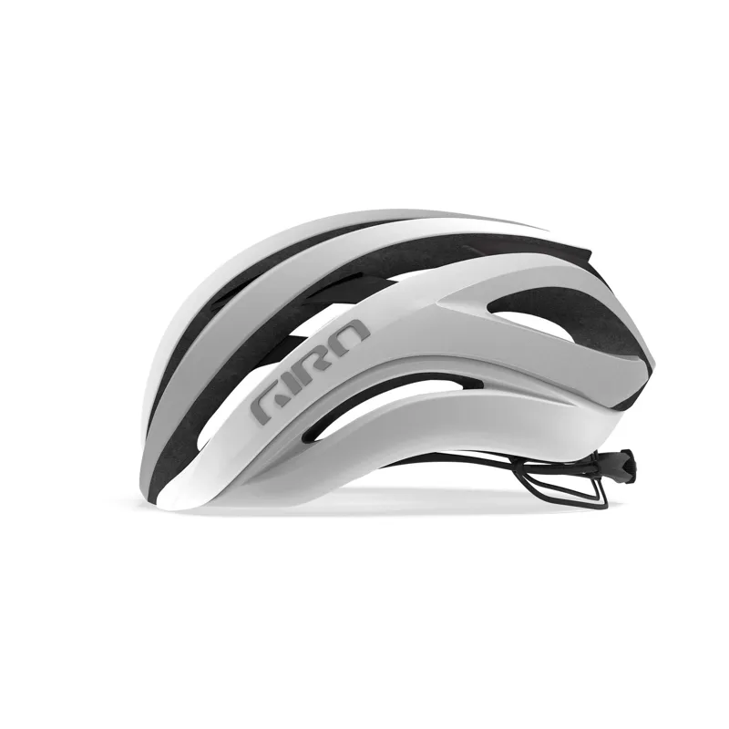 Giro Aether Spherical Road Cycling Helmet with MIPS - Matte White/Silver-1