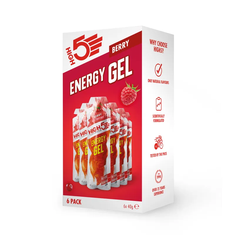 High5 Energy Gel 40g - Berry - 6 Pack