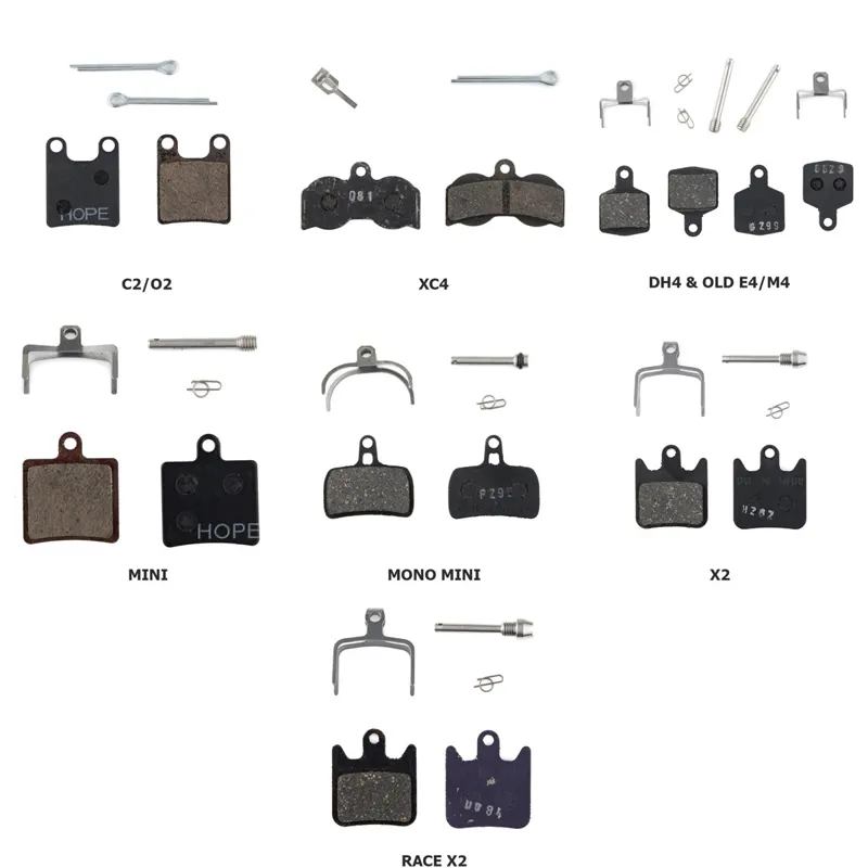 Hope Brake Pads C2/O2 Standard Compound Pair - Black