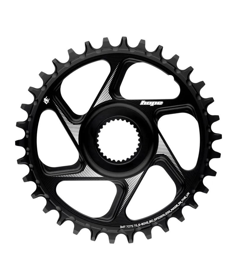 Hope E-Bike Spiderless Retainer Ring 34T Bosch - Black