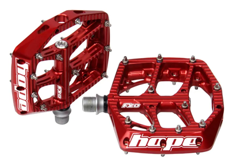 Hope F20 Flat MTB Pedals Red