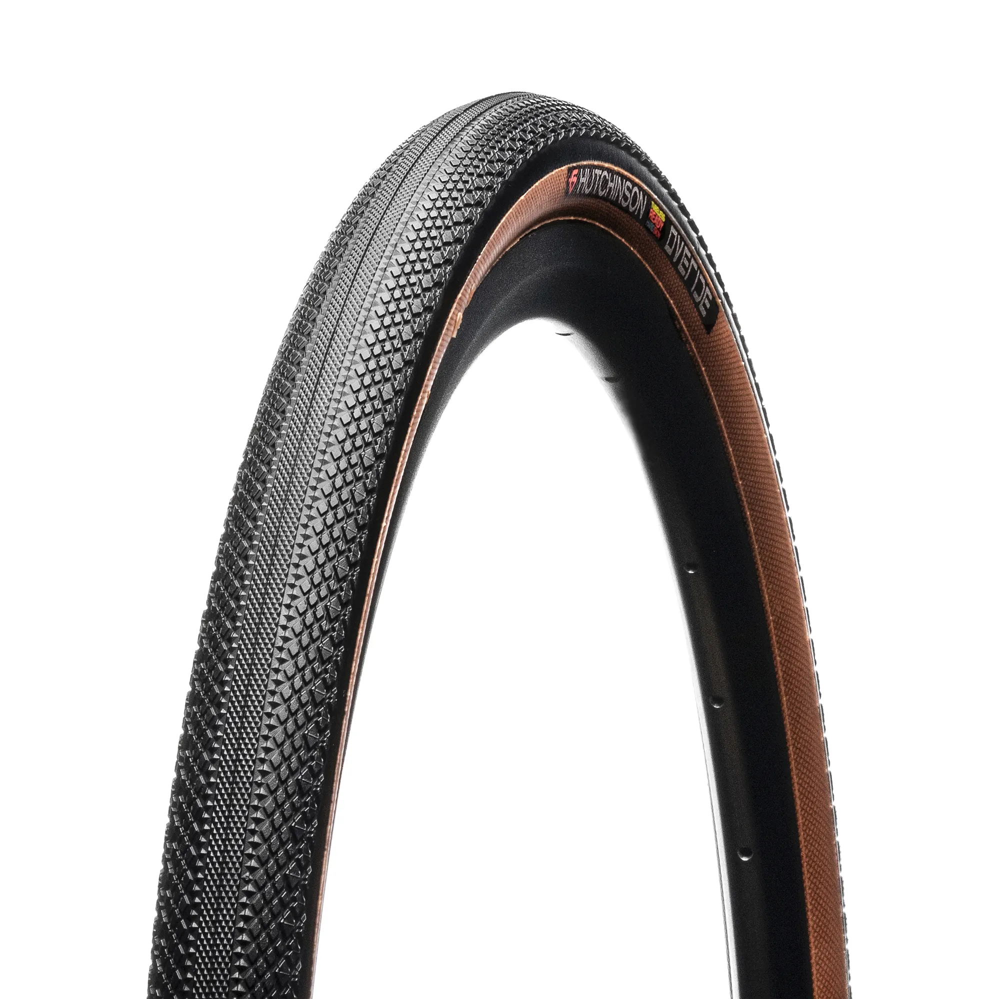 Hutchinson Overide Gravel Bike Tyre 700 x 38 TR FB HS Tan Wall