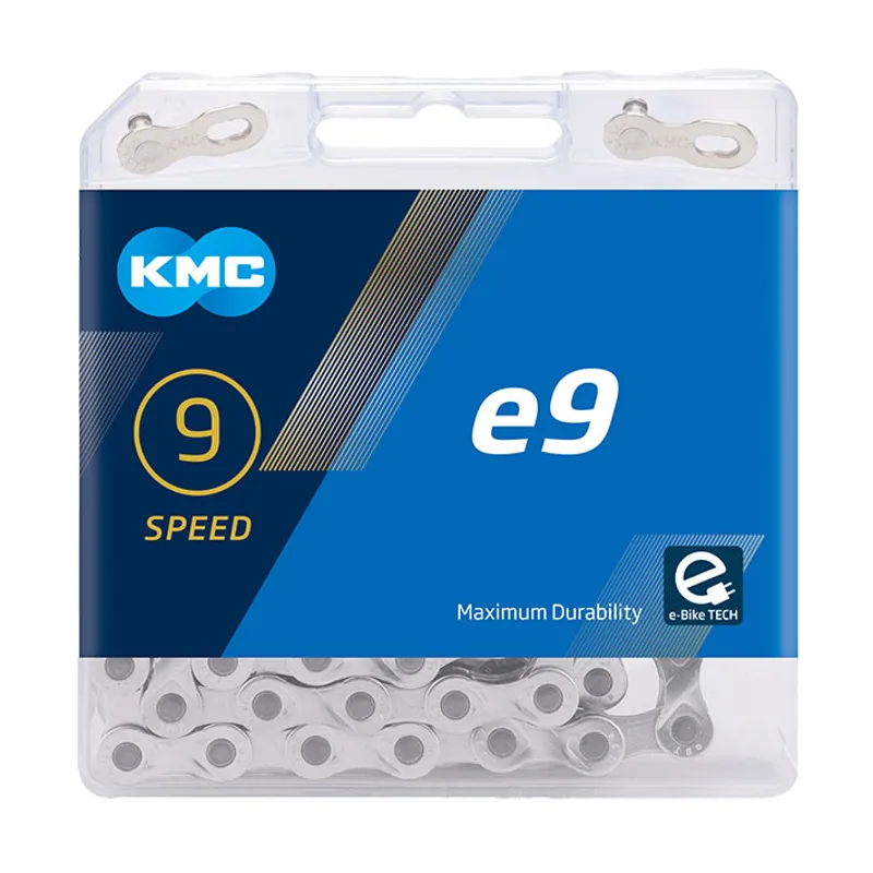 KMC E9 122L 9-Speed Chain - Silver