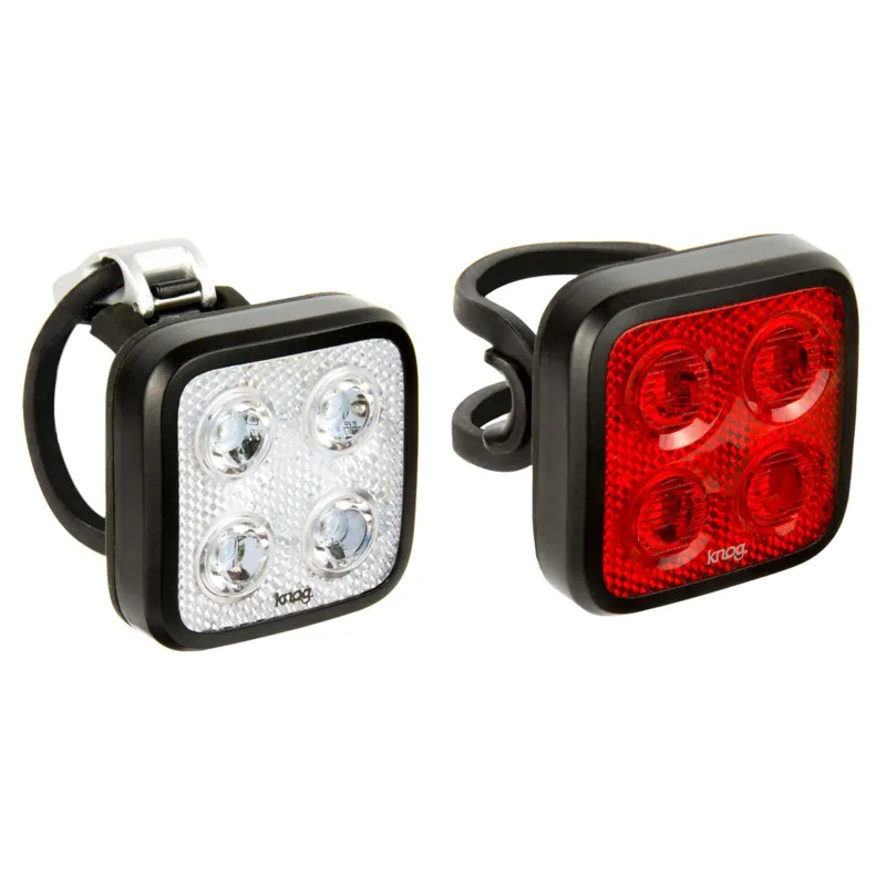 Knog Blinder Mob Four Eyes Bicycle Light Twinpack - Black