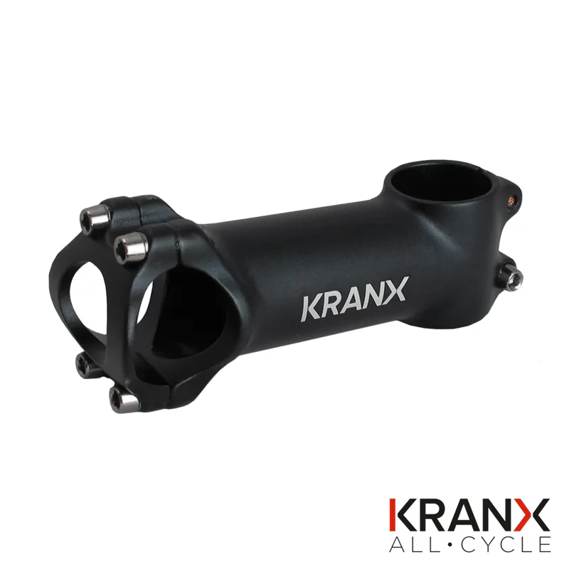 KranX 31.8mm Alloy A/Head 1 1/8 inch Plus/Minus 7 Degree Stem - Black