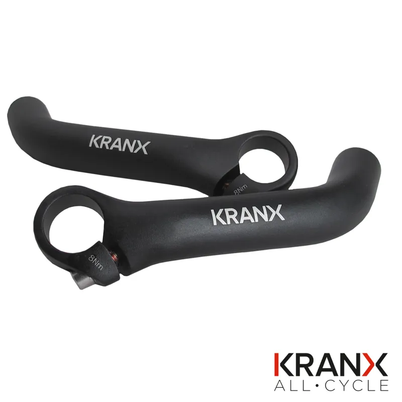KranX Alloy Ski Bar Ends - Black