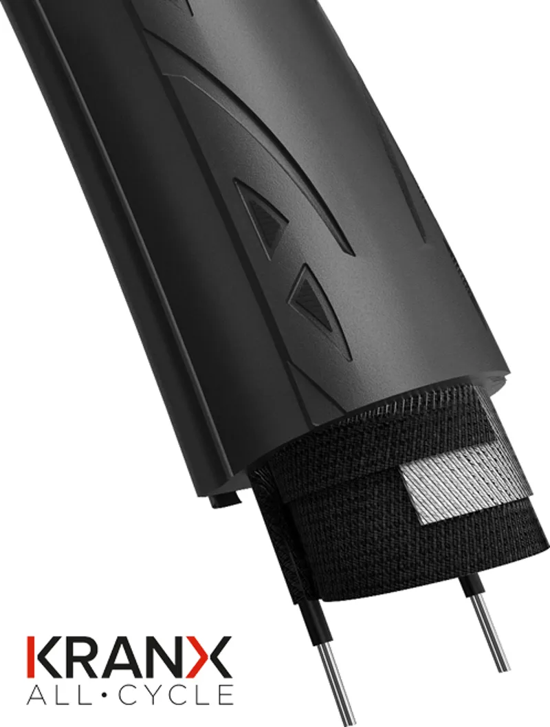 KranX Avanti Road Slick 700c Tyre - Black Wired-1