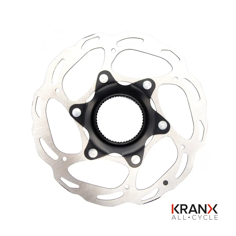 KranX Centre Lock Disc Brake Rotor 160mm - Silver